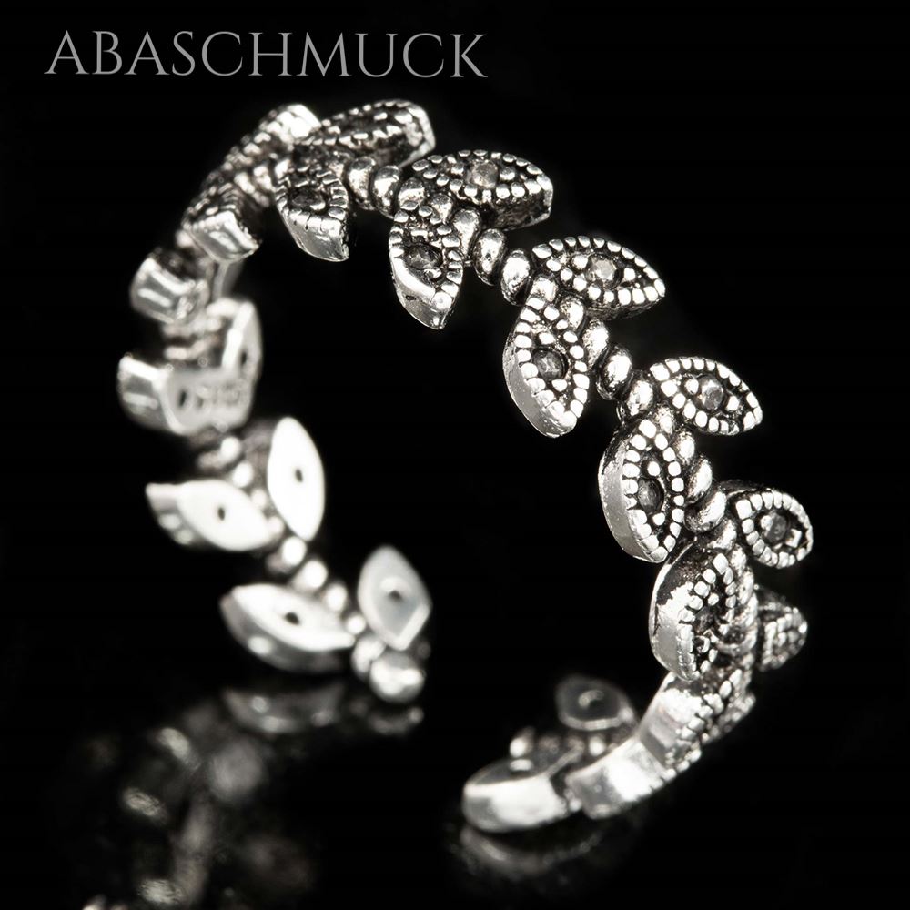 Offener Bandring aus Sterling Silber 925 – Seitenansicht