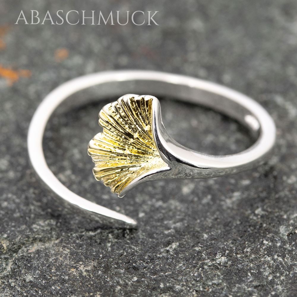 Offener Bandring aus Sterling Silber 925 – Seitenansicht