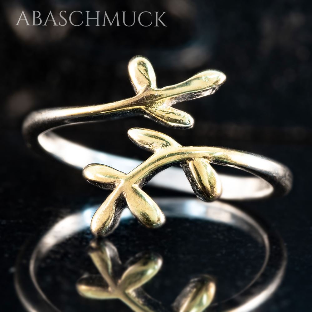 Offener Bandring aus Sterling Silber 925 – Seitenansicht