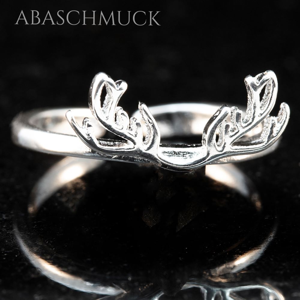 Offener Bandring aus Sterling Silber – Seitenansicht